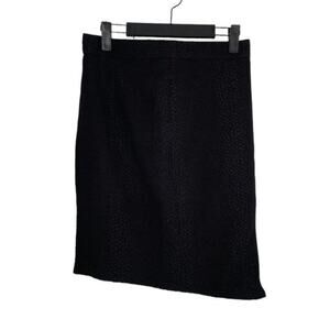Divided By H&M Womens Bottoms Size 8 Black A-Line Career Business Wear Skirt
